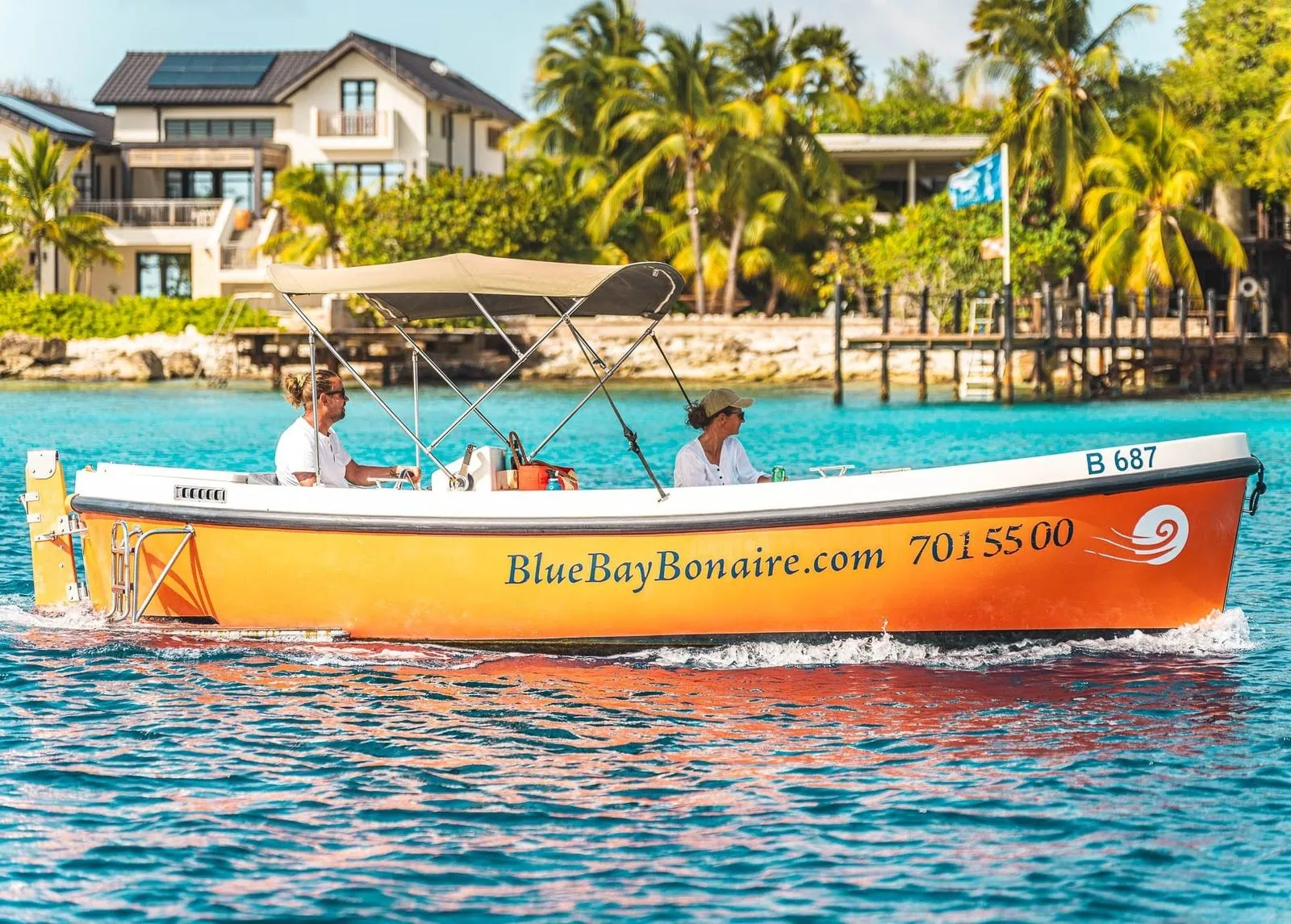 The Orange Sloep off Bonaire, photo 1 of 9