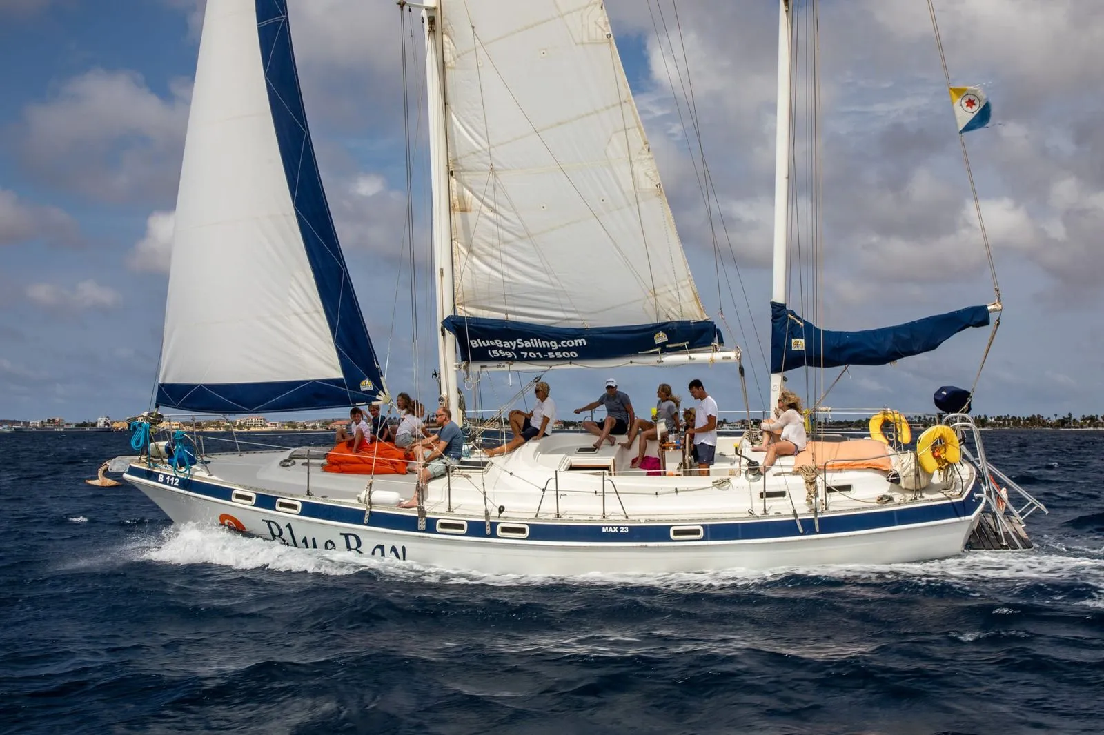 Sunset Sail on the Blue Bay Bonaire sailboat, photo 9 of 10