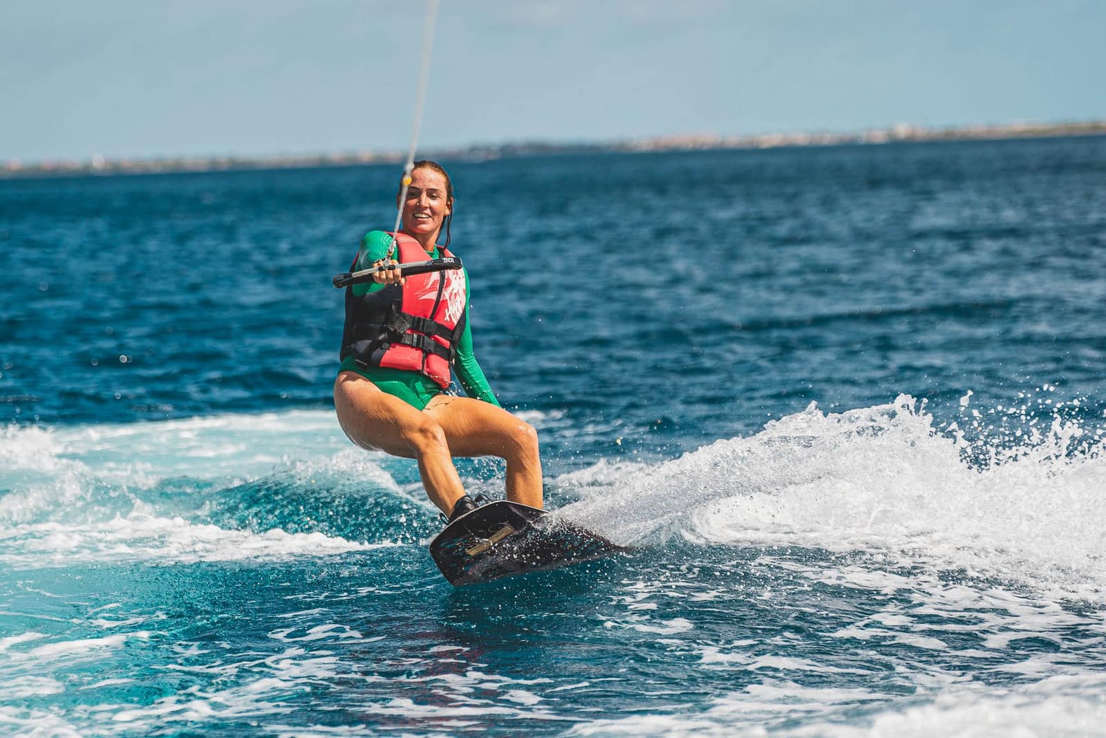 Wakeboarden op Bonaire